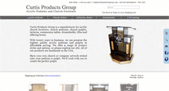 Desktop Screenshot of curtisproductsgroup.com